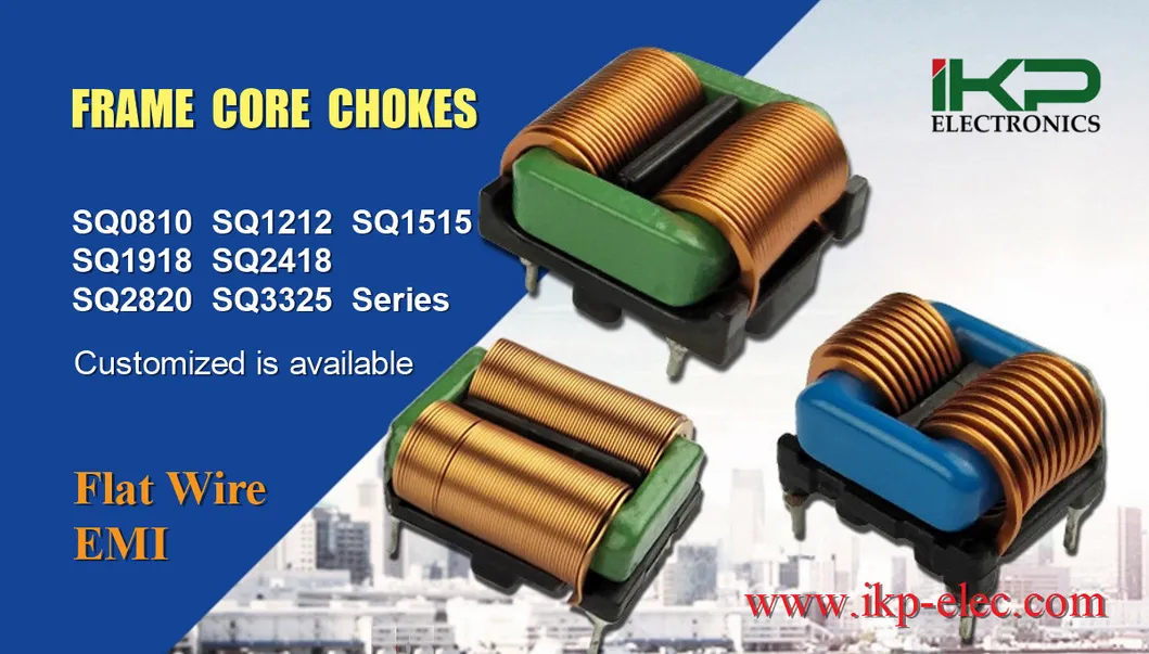 Rahmen-Kern-Flachdrahtwickelungs-Induktoren für Filter mit Choke-Coil