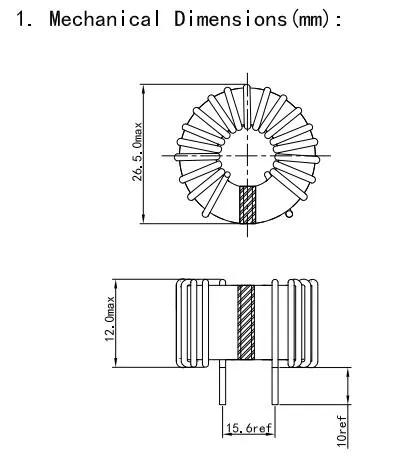 Hochfrequente Common Mode Choke Induktor für Leistungskonditionierungssystem