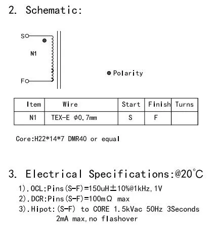 Hochfrequente Common Mode Choke Induktor für Leistungskonditionierungssystem