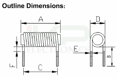 Variable Induktor Ikp Ikp-Elec Karton Differenzmodus Schluckstange Spirale