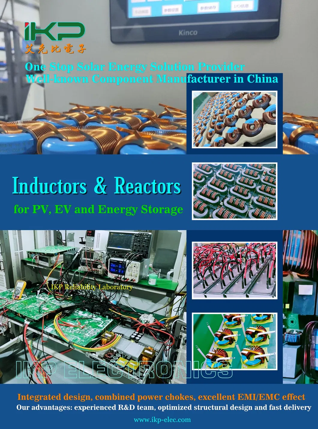 Induktive Ein-Spule Ikp Karton China Differenzmodus Choke Boost Induktor mit hoher Qualität