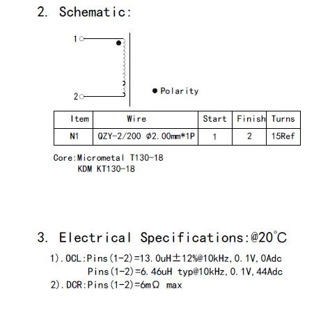 Differential Mode Toroidal Induktor für Avionikgeräte