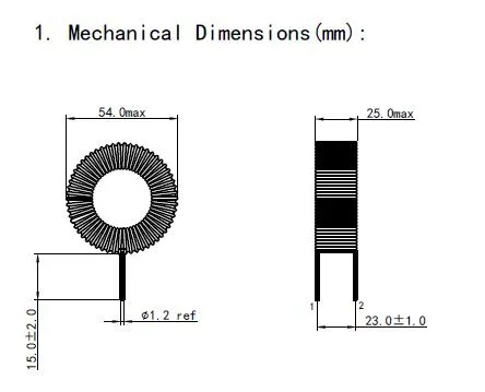680uh kundenspezifischer Differenzialmodus-Schluck-Induktor mit Ce/UL/RoHS-Zertifizierung