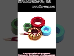 Mn-Zn Ferrit Weichmagnetische Ringförmige Metallpulver Magnetkerne JC183