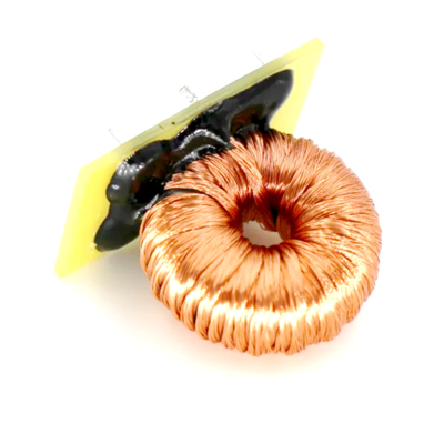Vertical Toroidal Sendust Core Differential Mode Choke with Litz Wire