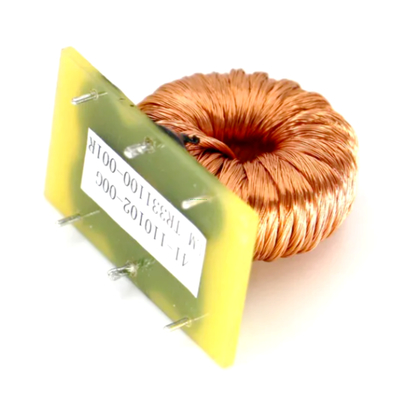 Vertical Toroidal Sendust Core Differential Mode Choke with Litz Wire