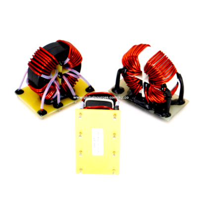 Customized 4 Phase Fixed Common Mode Power Line Choke Inductors for 4 Line applications mount on PCB